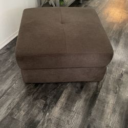 Gray Ottoman 