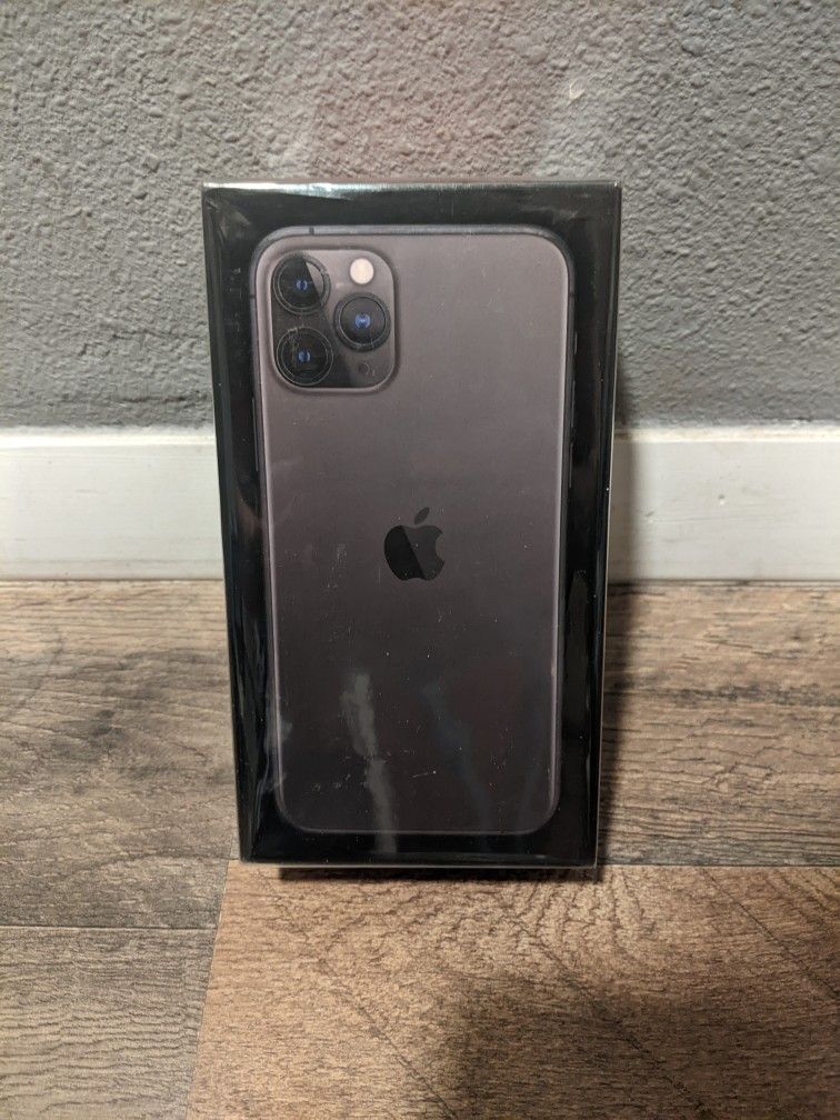 Sealed New Apple iPhone 11 Pro, 64GB, Space Gray with Cricket