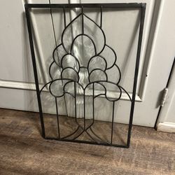 Leaded Glass Windows X4. Antique From 1800s