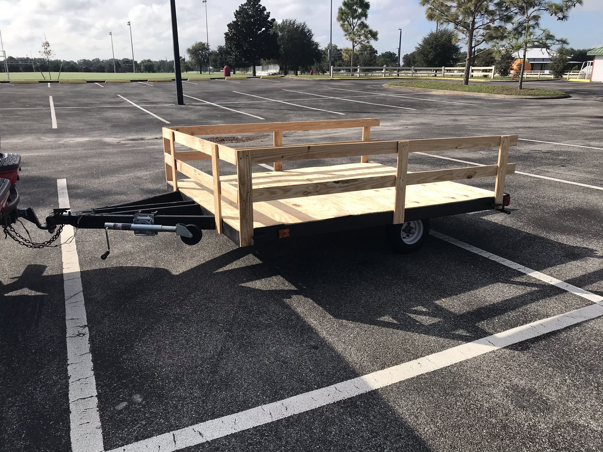 6X8 Flat bed utility trailer