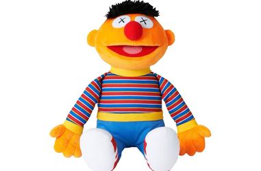 KAWS Sesame Street Uniqlo Ernie Plush Toy