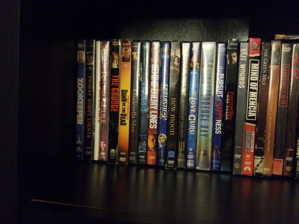 DVDs Movies - Action, Comedy, Sports, Etc