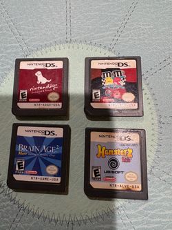 Nintendo DS Game Cartridges Lot of 4