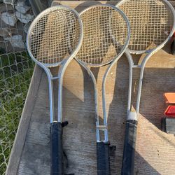 3 Vintage Racquets 