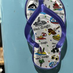 Really Nice San Diego Flip Flop Refrigerator Magnet