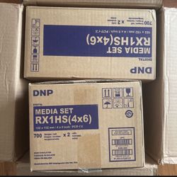 DNP Printer Paper Media Set RX1HS(4x6
