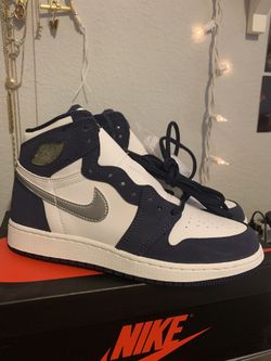 Air Jordan 1 COJP Midnight Navy Size 6Y