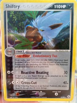 Shiftry Pokemon Card