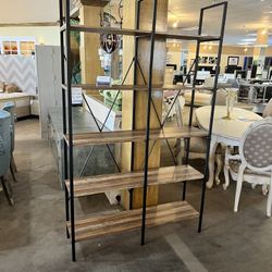 5 Tier Double Bookcase