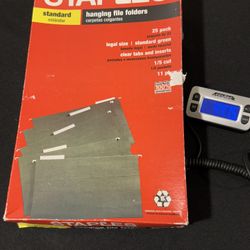 Staples Hanging File Folders Letter  (Located in Woonsocket, RI)
