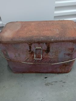 Vintage Coca-Cola Metal Cooler