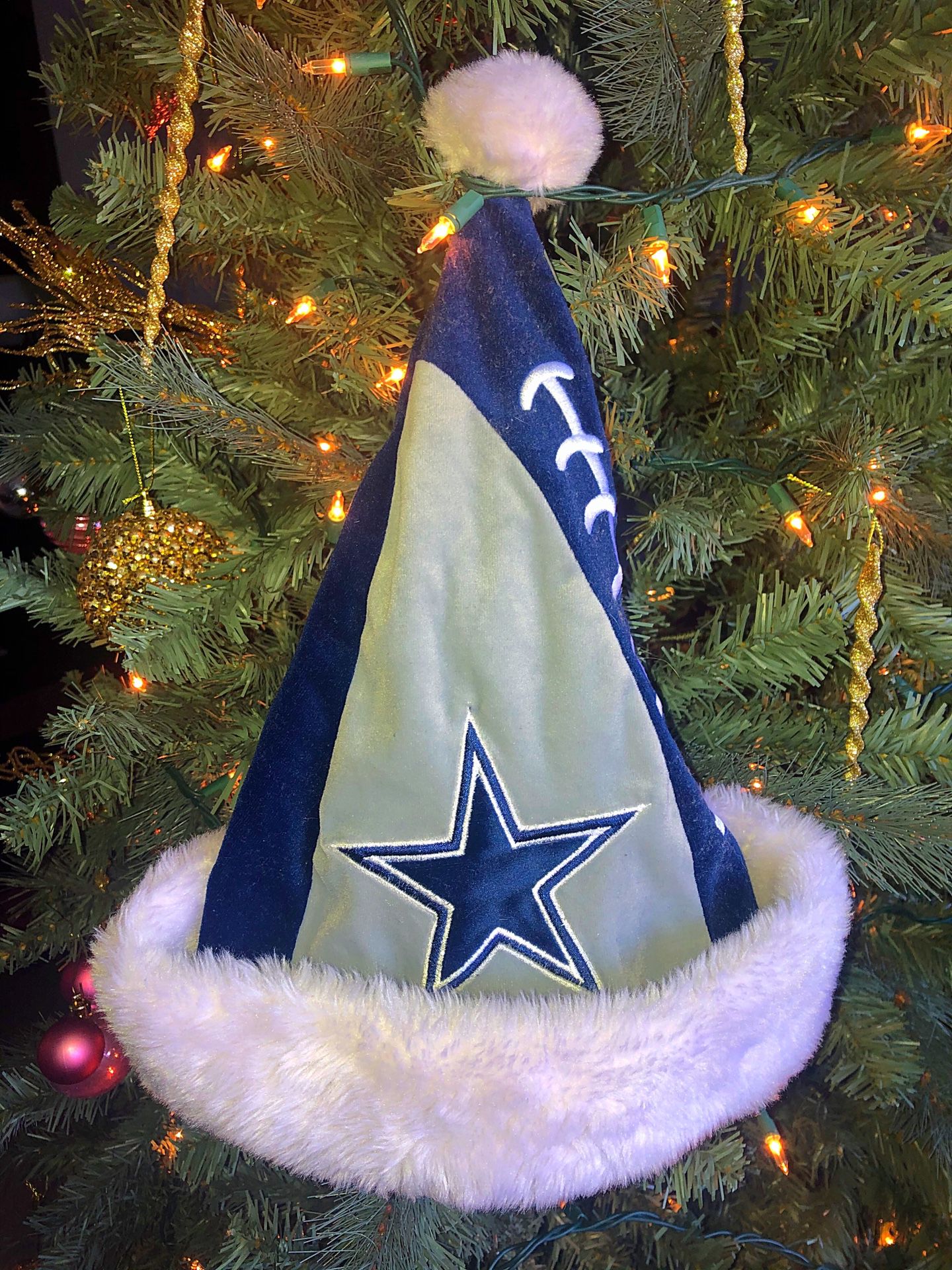 Dallas Cowboys Christmas Hat