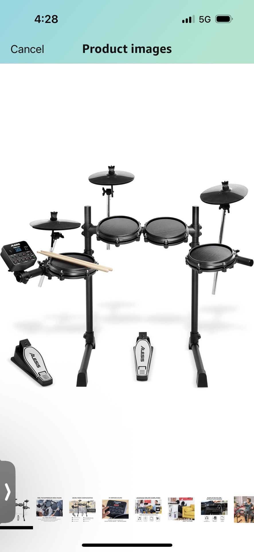 Alesis Nitro Mesh Kit – Electric Drum Set With 100+ Sounds