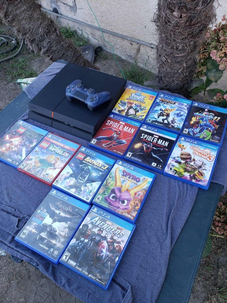12 Brand New Kids Games & Brand New Conditions PS4 Playstation 4 500GB with cables & 1 Control $380! Or Trade are welcome