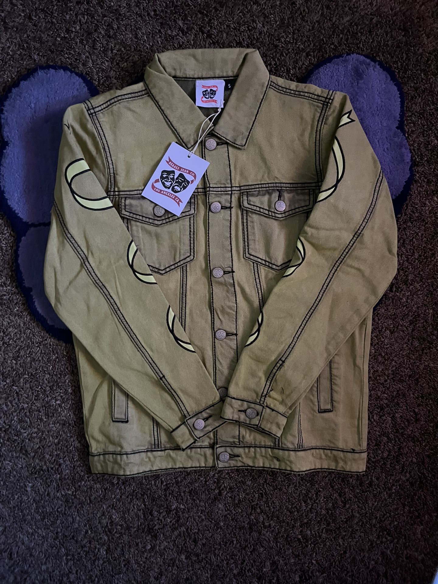 ASAALI BUTTON UP JACKET (YELLOW)