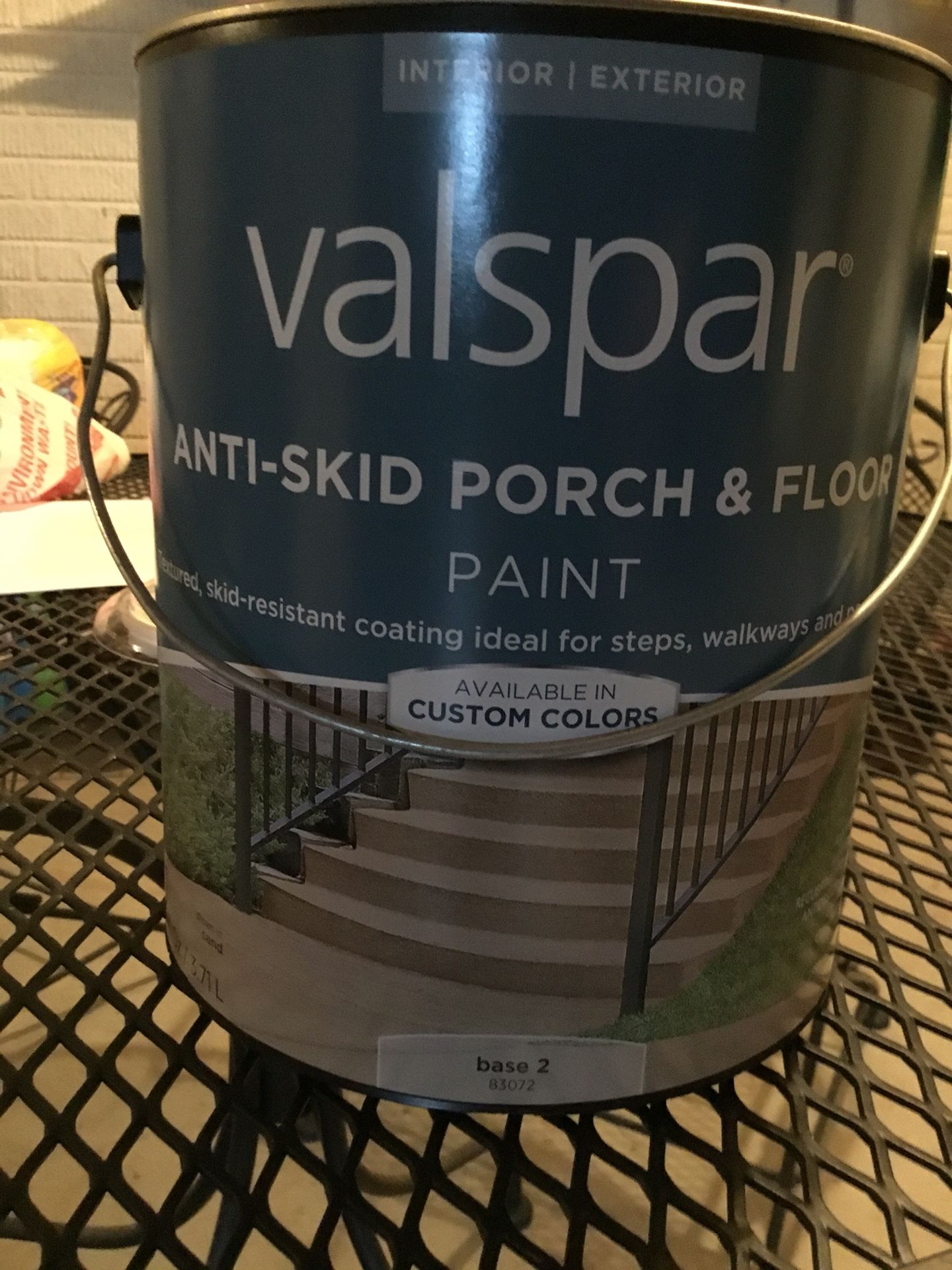 Valspar Anti-Skid Porch, Floor, Deck Paint - Gray - New, Never Opened!