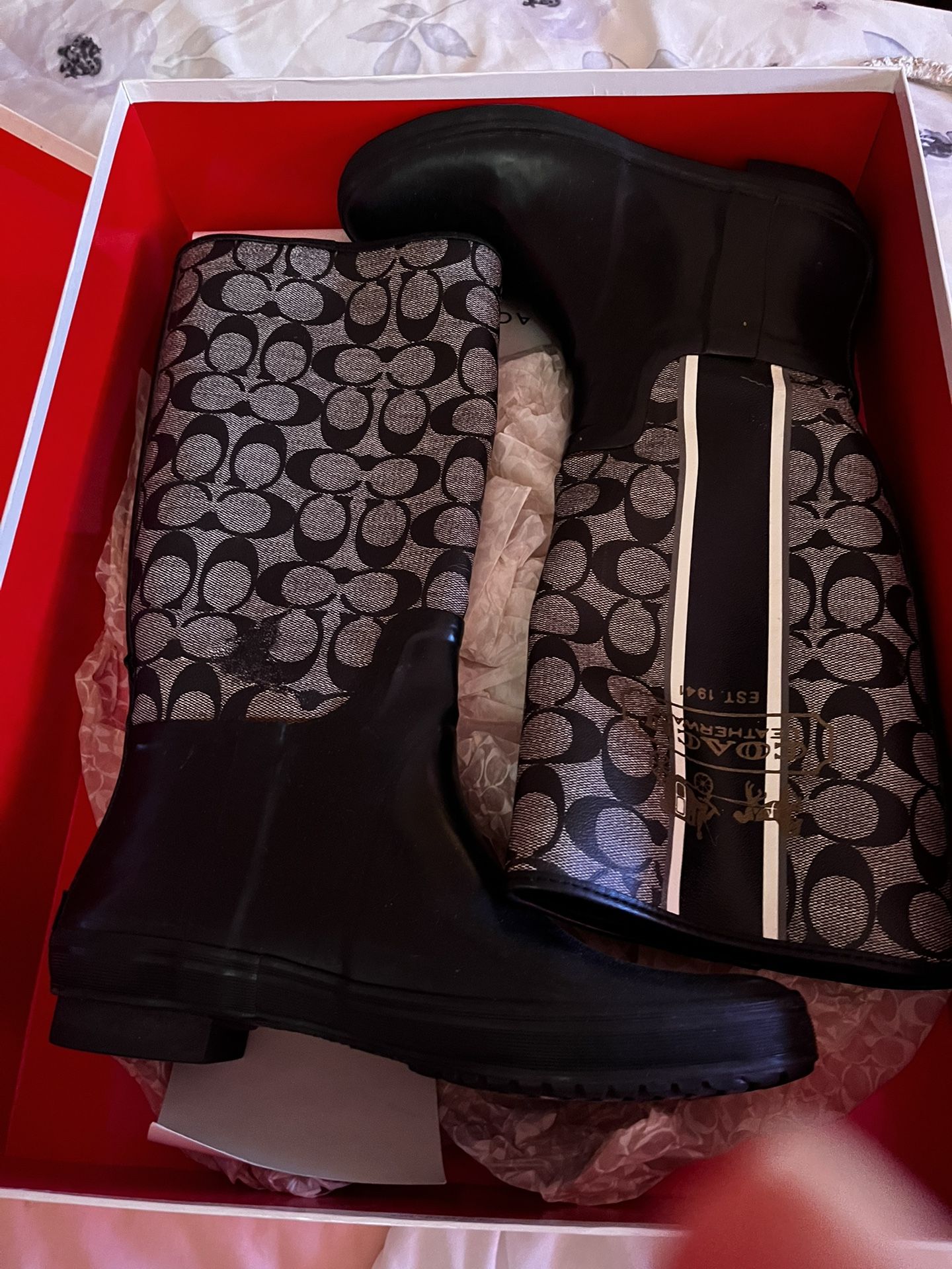 Coach Rain Boots