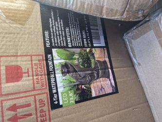 Brand New 4 Tier Waterfall Fountain