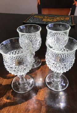 Vintage Cristal wine glasses