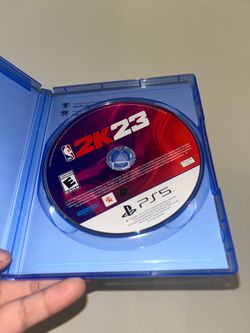 Opened PlayStation PS5 Video Game NBA 2K23 Basketball