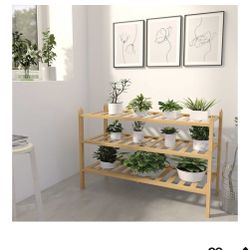 3 Tier Bamboo Shoe Rack/Organizer 