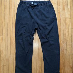 VTG 90 Polo Ralph Lauren Men’s Sweatpants Dark Gray Purple Pony Fleece Sz. XL