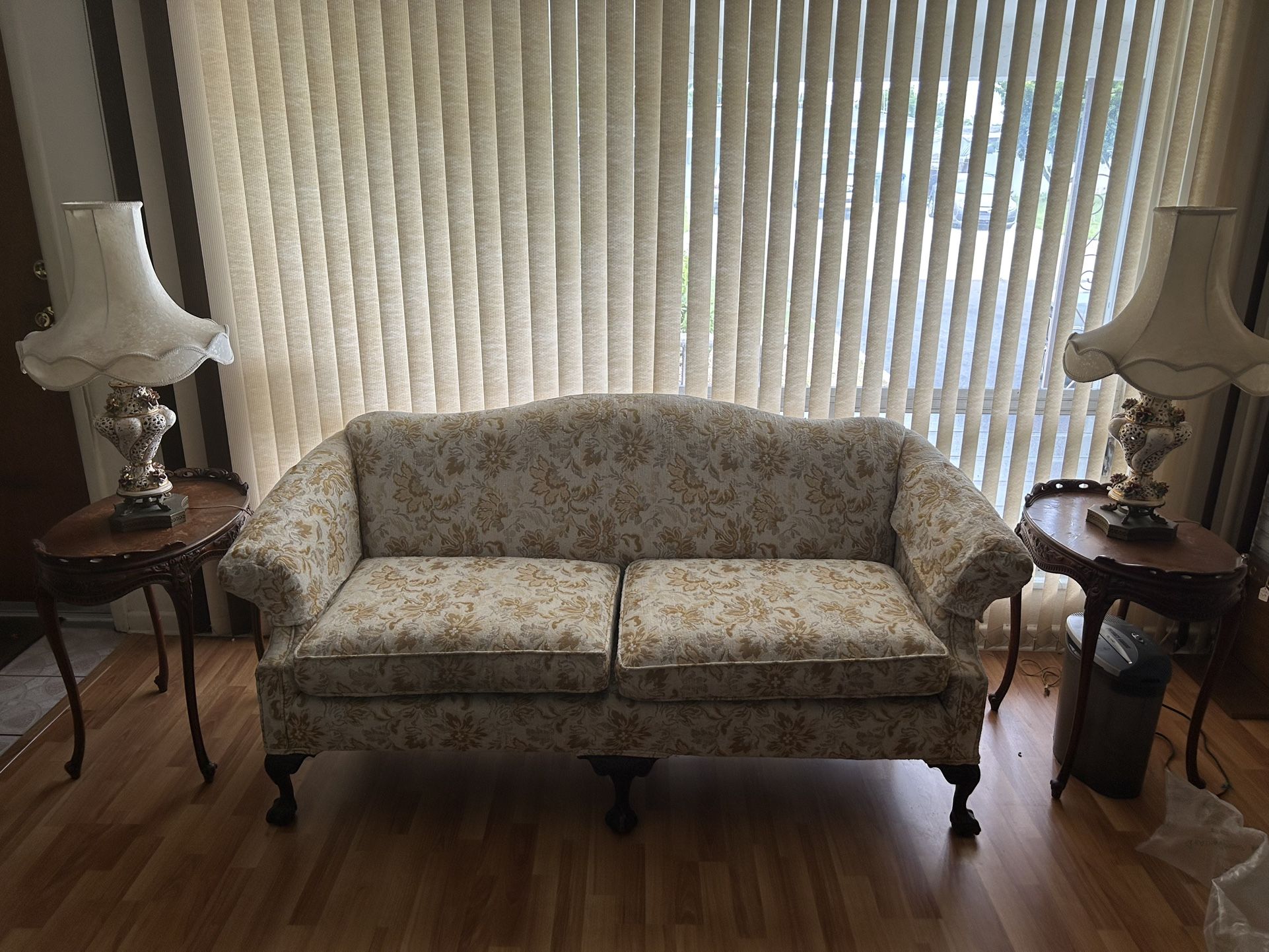 Vintage Couch & End Tables