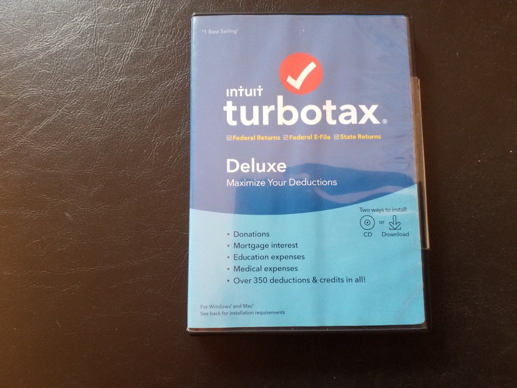 TurboTax Deluxe 2022 Federal Returns 