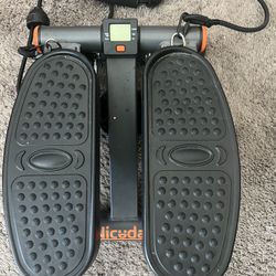 Mini-Exercise Stepper, Stair Stepper With Resistance Bands