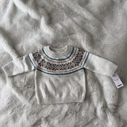 New - Carters Baby Holiday Sweater