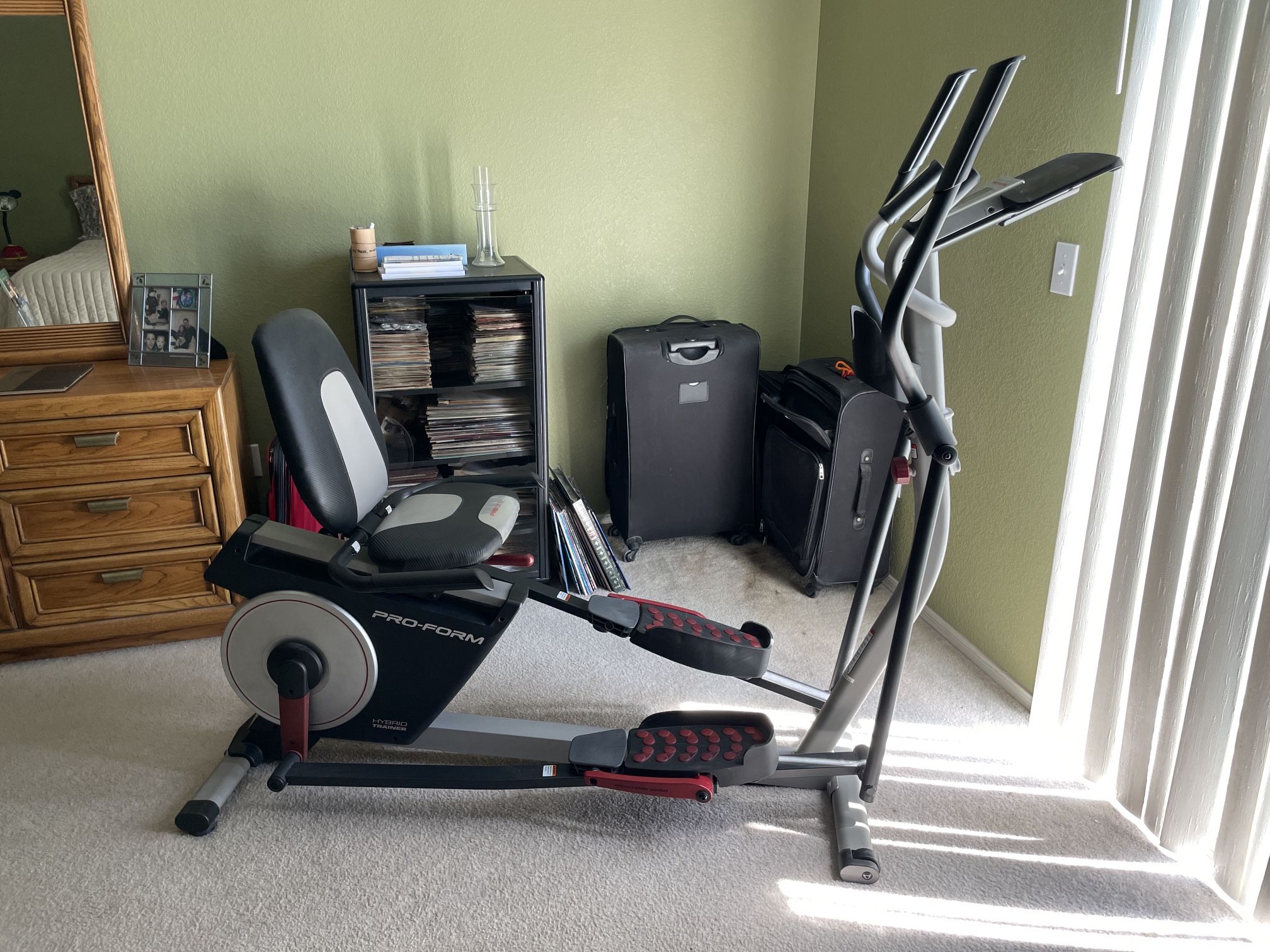 Elliptical/Bike Exercise Machine