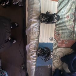 Snowboard With Bindings