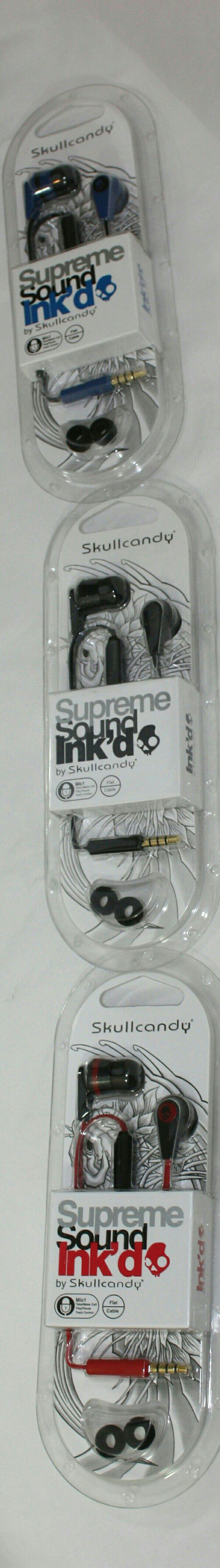 Headphones/earbuds/headset a Skullcandy each $12