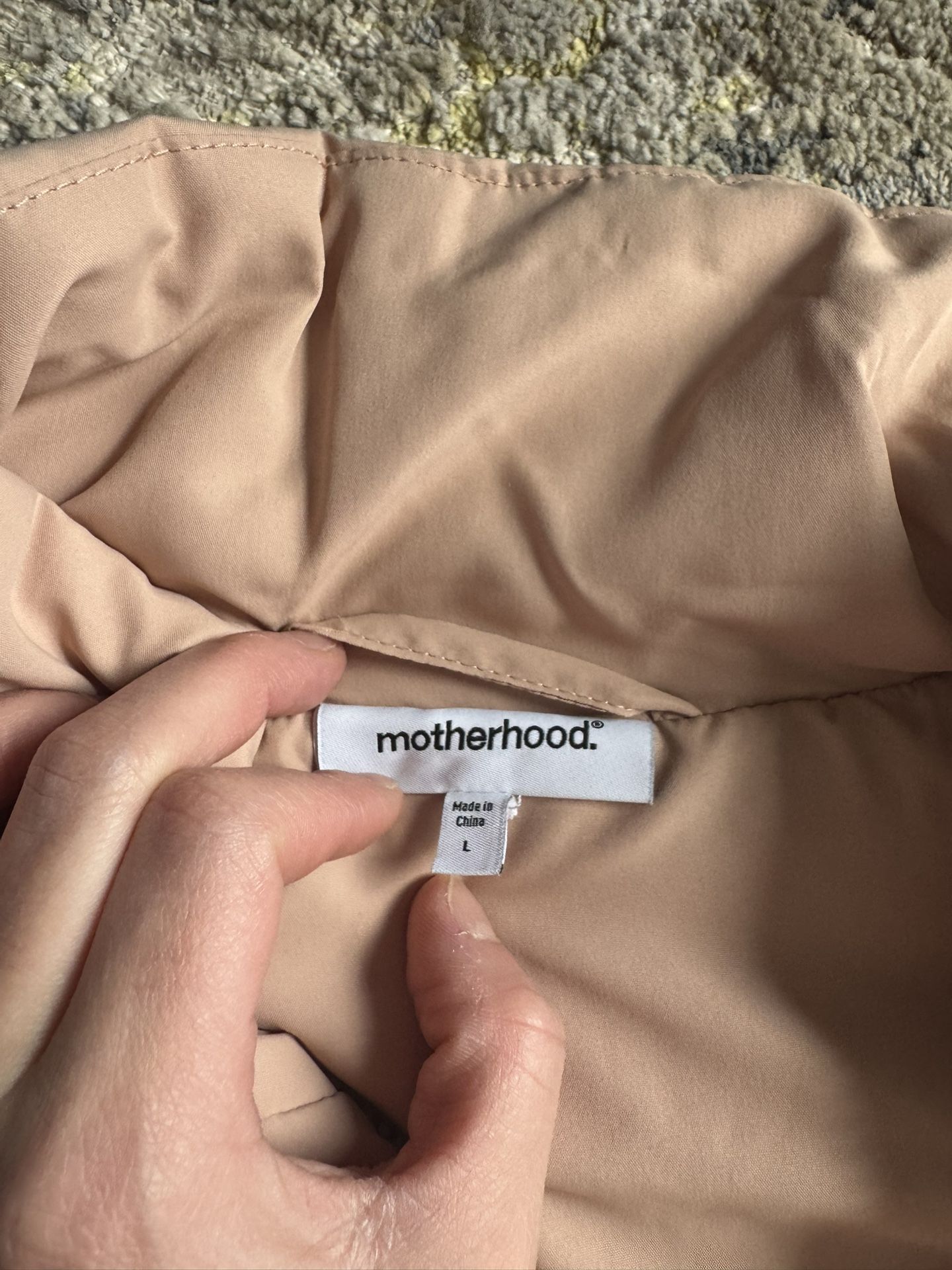 Maternityw Motherhood Long Puffer Vest - Kohl’s