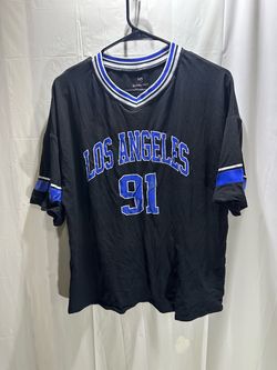 Ig In Good State Women’s M Los Angeles 91 Logo V-Neck Short Sleeve T-Shirt
