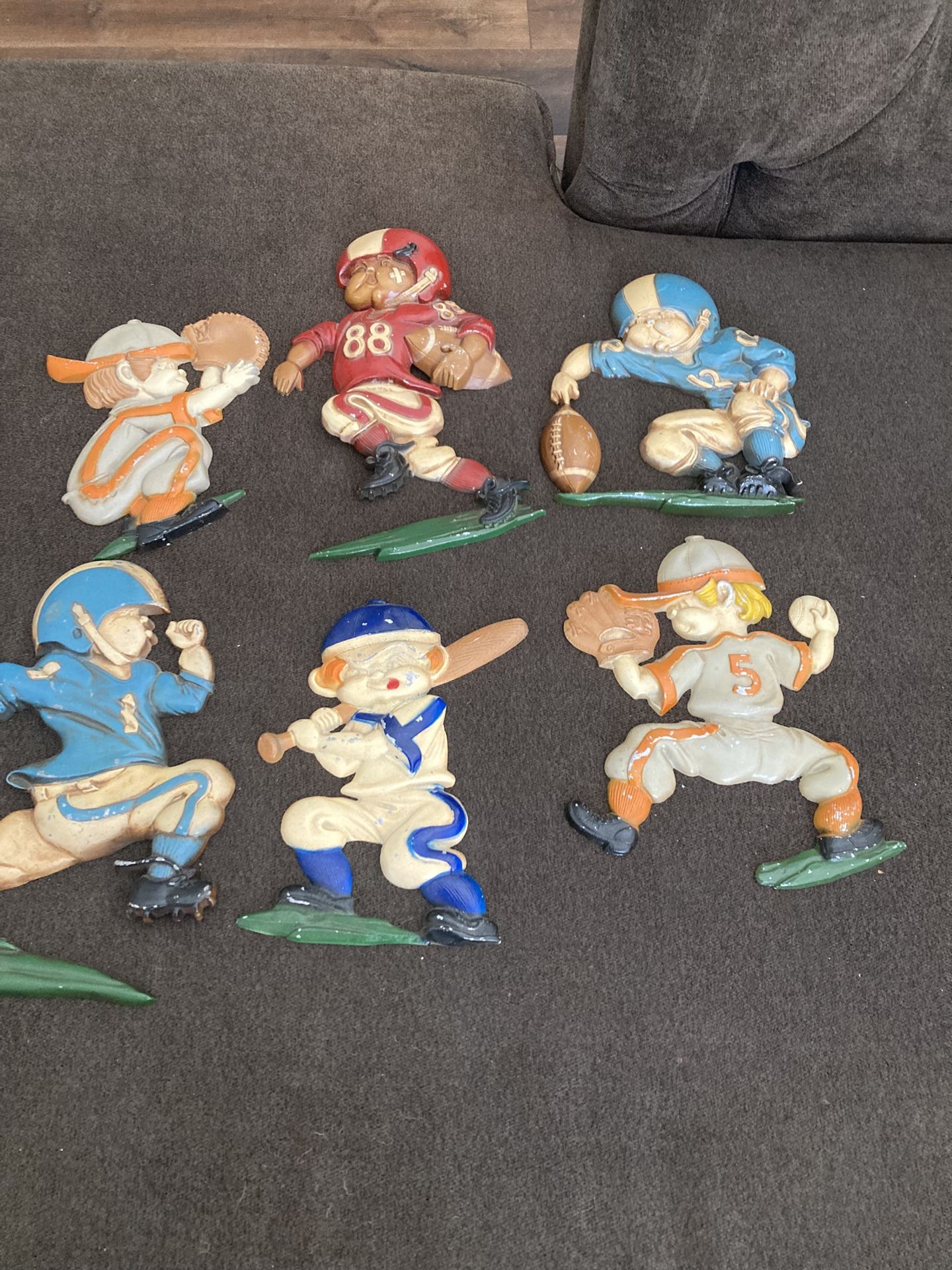 Vintage Metal Baseball/football (6)