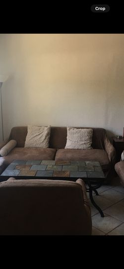 Modern slate Tile Coffee Table, And Side Table