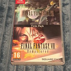 Final Fantasy VII and Final Fantasy VIIII remastered Nintendo switch.  No trades cash only