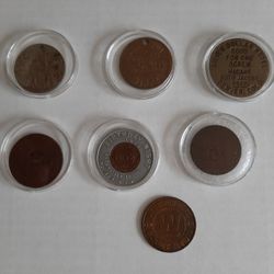 Lot Of Vintage Coins Tokens Good For Trade $3 All Night 1919 Boy Scouts 