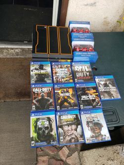 Black ops 6 $40! MW2 Edition $40! Rest $20! Per Game. $30! Extra control. Just Playstation 4 2017 PS4 1TB & 1 Control $230! All for $450! Firm or trad