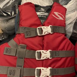Stearns Classic Series Boy's Or Girl Life Vest Life Jacket For Pool, Beach Or Boat. For Kids Weight 30-50 Lb