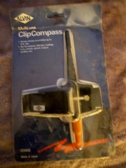Multi use clip compass