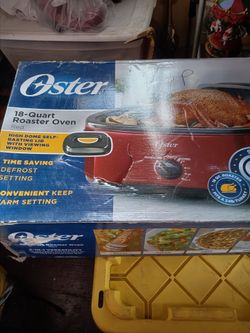 Oster 18-Quart Roaster Oven Red