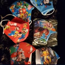 Kids Adjustable Earloops Face Mask
