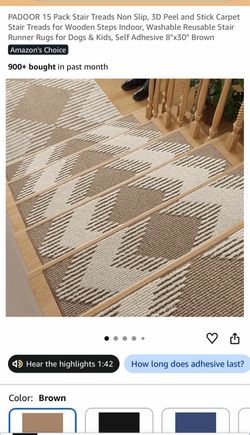 Stair rugs