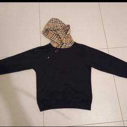 Black Burberry Hoodie 