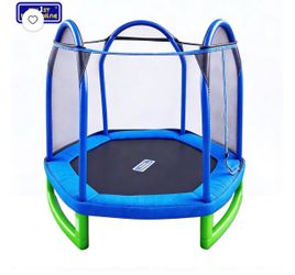 NEW- Sportspower My 1st Trampoline 7 ft Trampoline for Kids 3-10