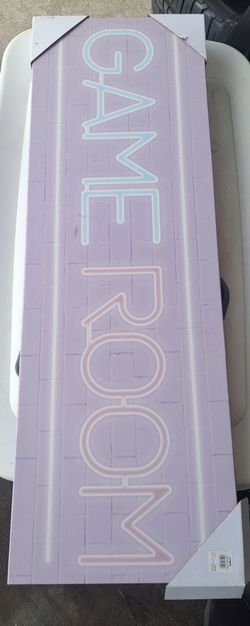 Game room sign