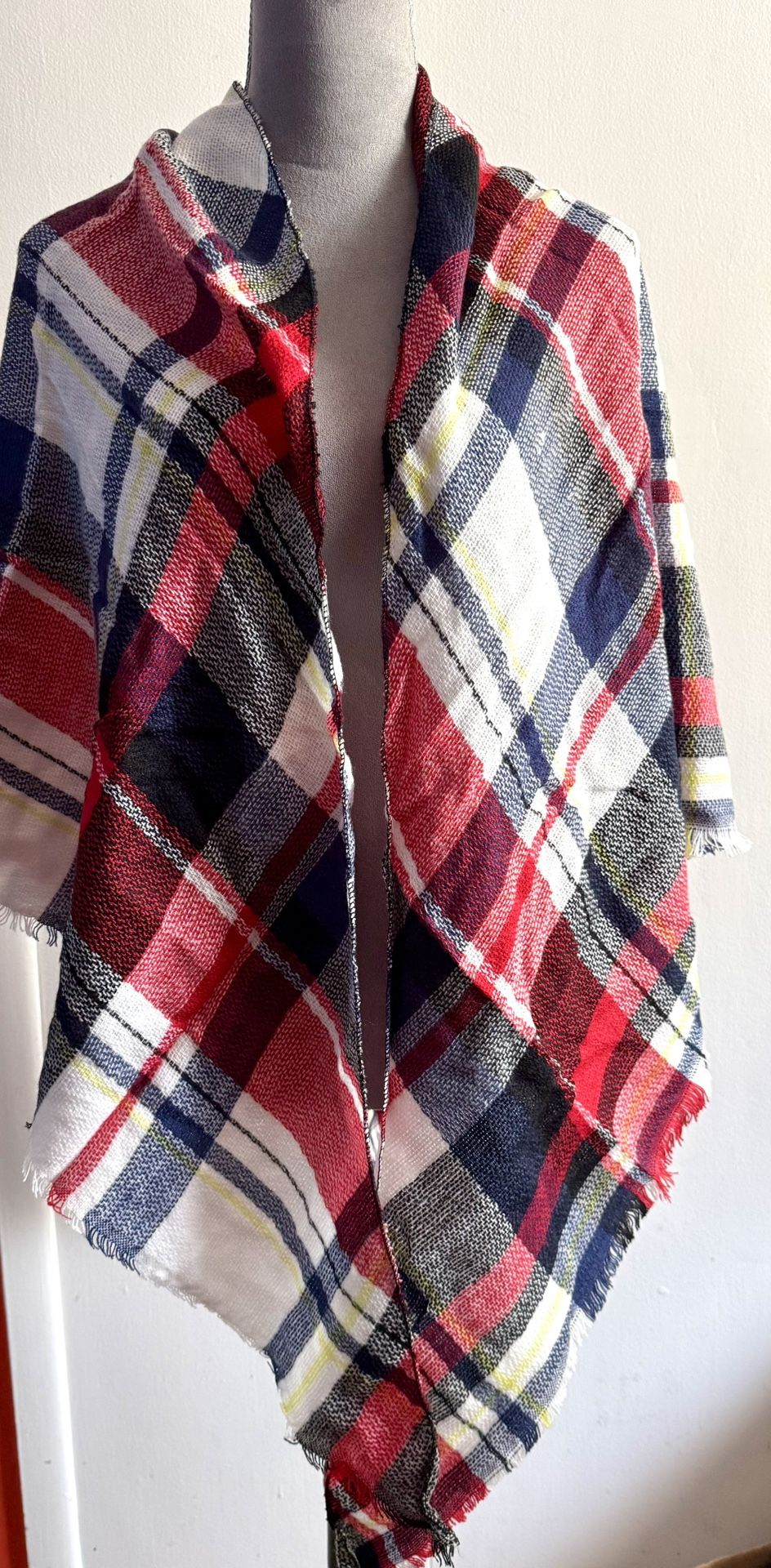 Red Plaid Scarf