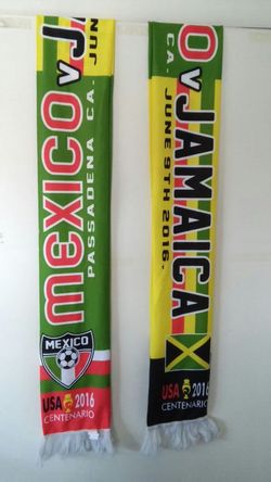 Mexico V Jamaica Soccer Banner USA 2016 Centenario